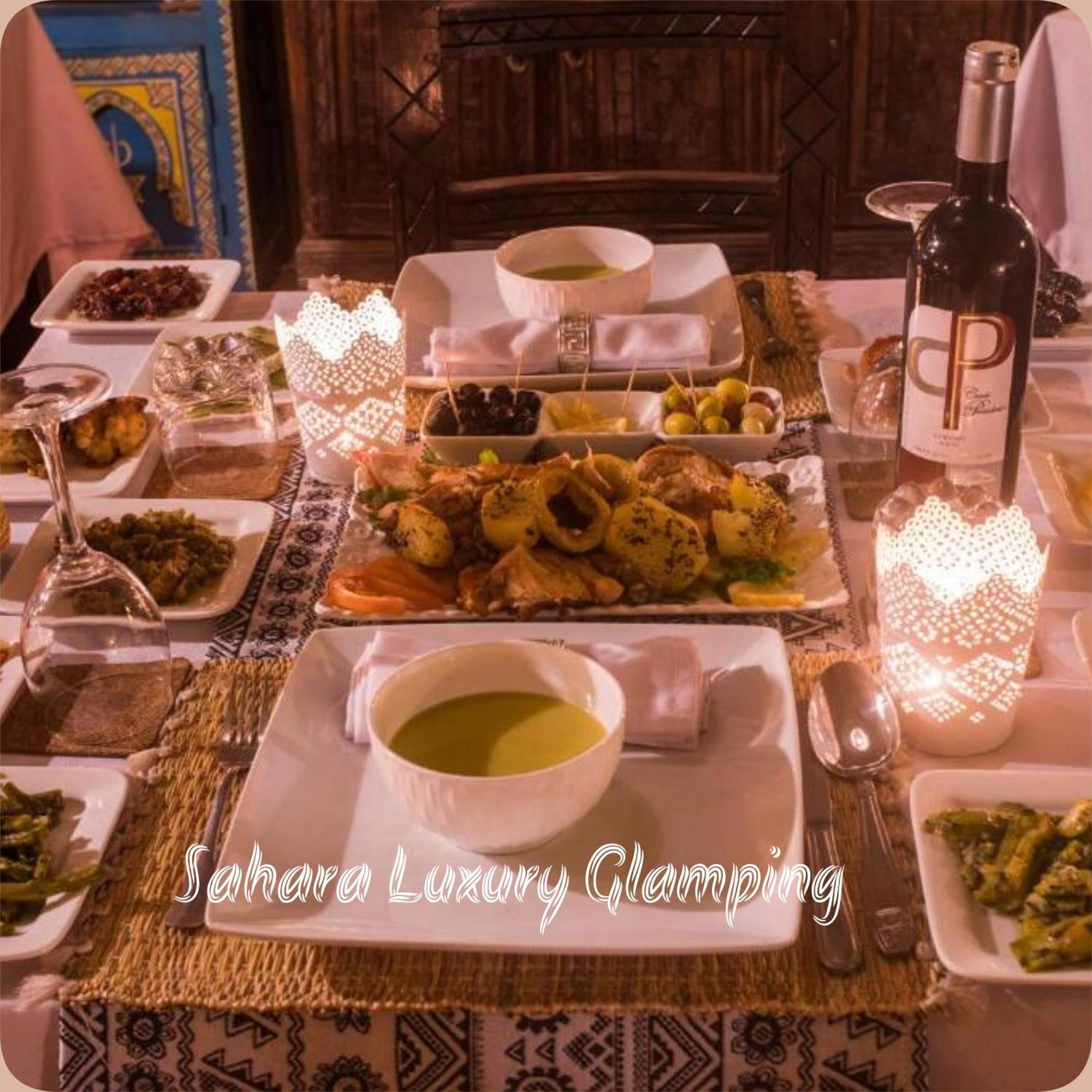 Sahara Luxury Glamping Hotel Мерцуга Екстериор снимка