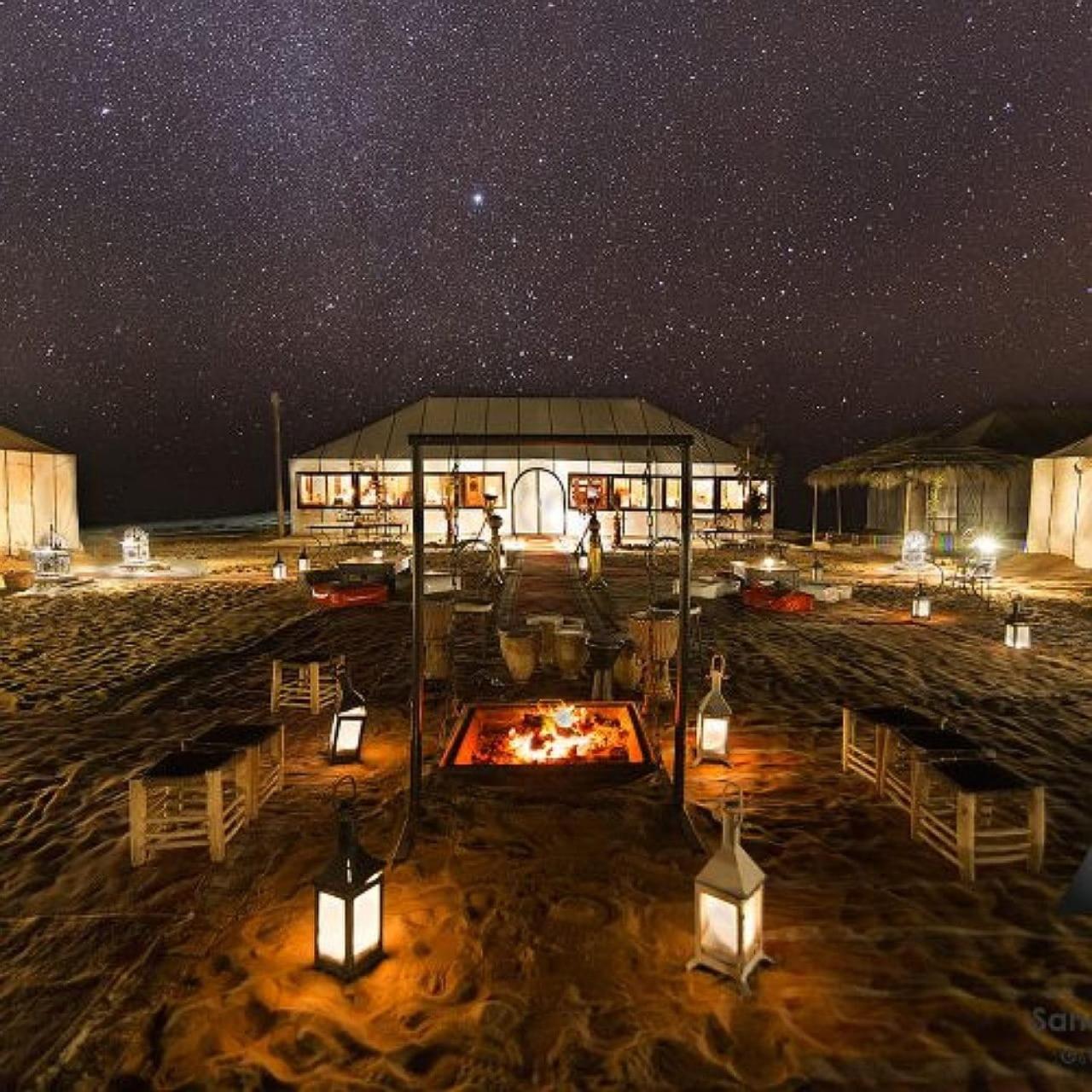 Sahara Luxury Glamping Hotel Мерцуга Екстериор снимка